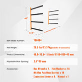 Wall Kayak Storage Rack, 4-Capacity Wall Mounted Kayak Holders for Kayak Canoe Paddle Board, Kayak Storage Hooks with Adjustable Padded Arms, 400 LBS Load Kayak Hanger for Indoor Outdoor Garage